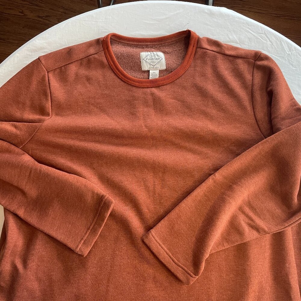 St. John’s Bay Burnt Orange Soft Knit Sweater – 3XL (NWT)